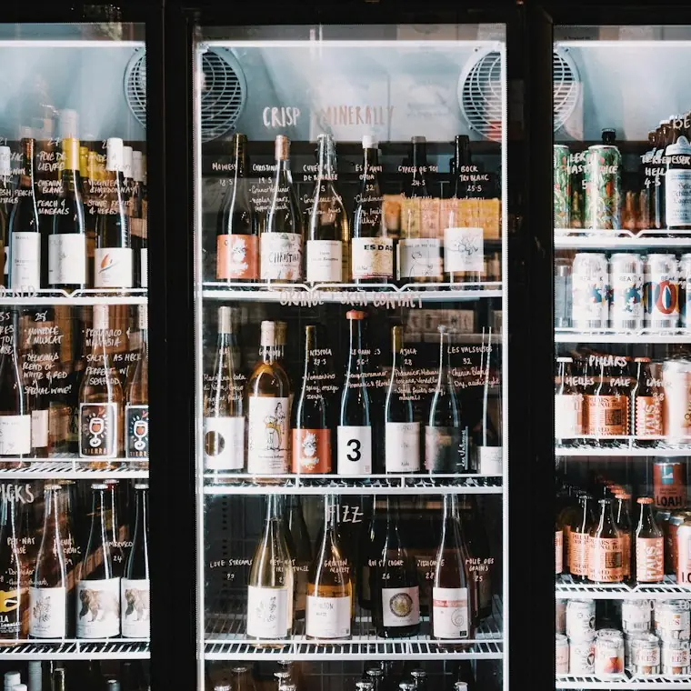 Style reference photo for Ivation 28-Bottle Single Zone Wine Fridge